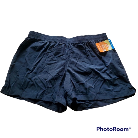 NWT Columbia Omni-shade Sandy River Black Active Shorts 1 Of 2 - Picture 2 of 6